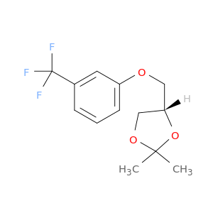 1,3-Dioxolane, 2,2-dimethyl-4-[[3-(trifluoromethyl)phenoxy]methyl]-, (S)-