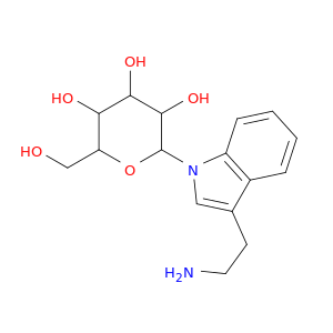 2-[3-(2-aminoethyl)indol-1-yl]-6-(hydroxymethyl)oxane-3,4,5-triol
