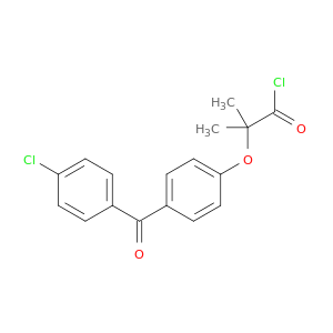 Propanoyl chloride, 2-[4-(4-chlorobenzoyl)phenoxy]-2-methyl-