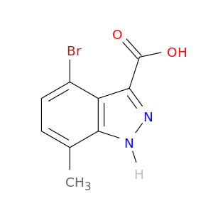 4-溴-7-甲基-1H-吲唑-3-羧酸