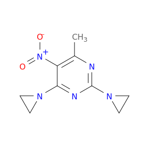 2,4-bis(aziridin-1-yl)-6-methyl-5-nitropyrimidine