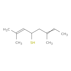 2,6-Octadiene-4-thiol, 2,6-dimethyl-