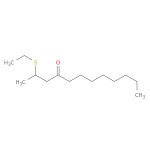 4-Dodecanone, 2-(ethylthio)-