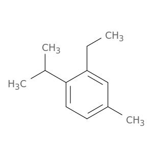 Benzene,2-ethyl-4-methyl-1-(1-methylethyl)-
