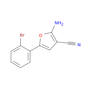 2-氨基-5-(2-溴苯基)呋喃-3-甲腈