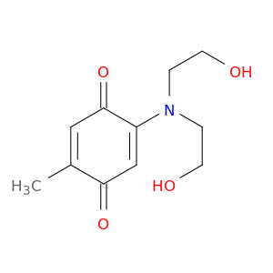 2,5-Cyclohexadiene-1,4-dione, 2-[bis(2-hydroxyethyl)amino]-5-methyl-