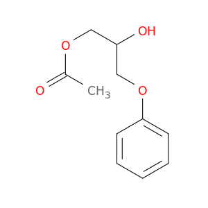 2-hydroxy-3-phenoxypropyl acetate