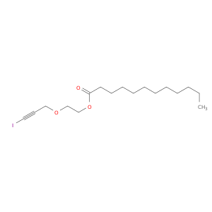 Dodecanoic acid, 2-[(3-iodo-2-propynyl)oxy]ethyl ester