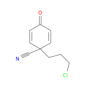 2,5-Cyclohexadiene-1-carbonitrile, 1-(3-chloropropyl)-4-oxo-