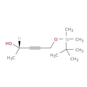 3-Pentyn-2-ol, 5-[[(1,1-dimethylethyl)dimethylsilyl]oxy]-, (2S)-