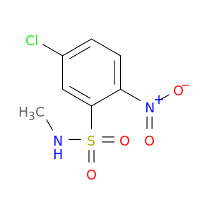 Benzenesulfonamide, 5-chloro-N-methyl-2-nitro-