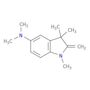 1H-Indol-5-amine, 2,3-dihydro-N,N,1,3,3-pentamethyl-2-methylene-