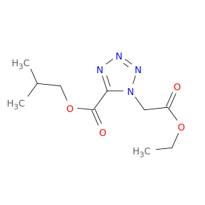 1H-Tetrazole-1-acetic acid, 5-[(2-methylpropoxy)carbonyl]-, ethyl ester