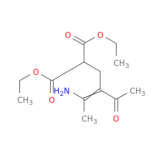 Propanedioic acid, (2-acetyl-3-amino-2-butenyl)-, diethyl ester