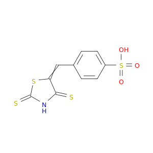 Benzenesulfonic acid, 4-[(2,4-dithioxo-5-thiazolidinylidene)methyl]-