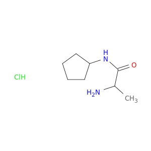 2-Amino-N-cyclopentylpropanamide hydrochloride