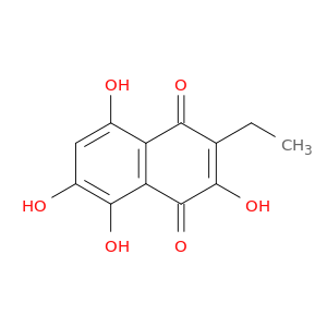 1,4-Naphthalenedione,2-ethyl-3,5,6,8-tetrahydroxy-