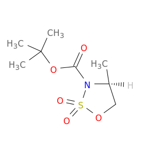 (S)-4-甲基-1,2,3-氧杂噻唑烷-3-羧酸叔丁酯 2,2-二氧化物