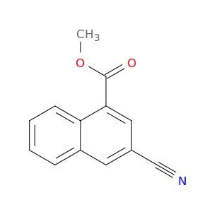 1-Naphthalenecarboxylic acid, 3-cyano-, methyl ester