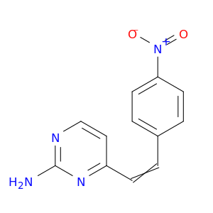 2-Pyrimidinamine, 4-[2-(4-nitrophenyl)ethenyl]-