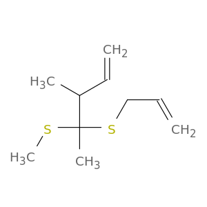 1-Pentene, 3-methyl-4-(methylthio)-4-(2-propenylthio)-