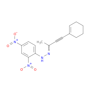 N-[4-(1-CYCLOHEXENYL)BUT-3-YN-2-YLIDENEAMINO]-2,4-DINITRO-ANILINE
