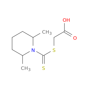 2-(2,6-Dimethylpiperidine-1-carbothioylsulfanyl)acetic Acid