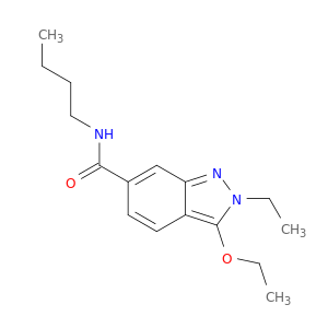 2H-Indazole-6-carboxamide, N-butyl-3-ethoxy-2-ethyl-