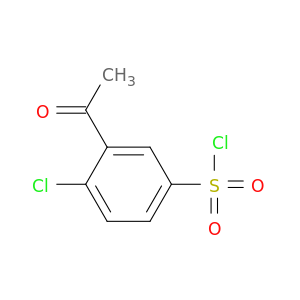 3-Acetyl-4-chlorobenzene-1-sulfonyl Chloride