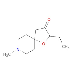 1-Oxa-8-azaspiro[4.5]decan-3-one, 2-ethyl-8-methyl-