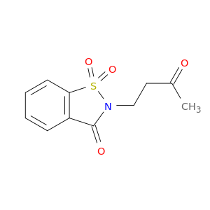 1,2-Benzisothiazol-3(2H)-one, 2-(3-oxobutyl)-, 1,1-dioxide