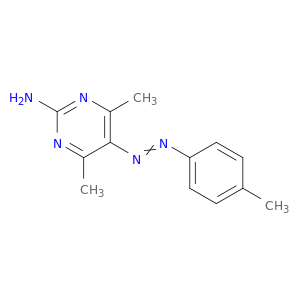 2-Pyrimidinamine,4,6-dimethyl-5-[2-(4-methylphenyl)diazenyl]-