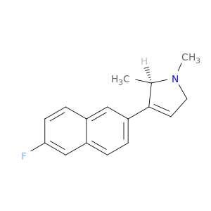 1H-Pyrrole, 3-(6-fluoro-2-naphthalenyl)-2,5-dihydro-1,2-dimethyl-, (2R)-
