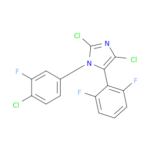 2,4-Dichloro-1-(4-chloro-3-fluorophenyl)-5-(2,6-difluorophenyl)-1H-imidazole