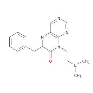 7(8H)-Pteridinone, 8-[2-(dimethylamino)ethyl]-6-(phenylmethyl)-