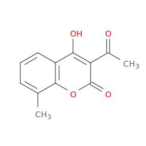 2H-1-Benzopyran-2-one, 3-acetyl-4-hydroxy-8-methyl-