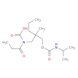 Carbamic acid,isopropyl-, 2-(hydroxymethyl)-2-methylpentyl ester propionylcarbamate (ester)(8CI)