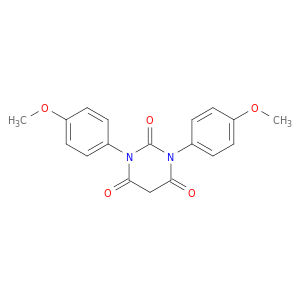 2,4,6(1H,3H,5H)-Pyrimidinetrione, 1,3-bis(4-methoxyphenyl)-