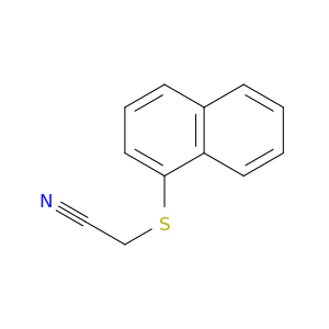 Acetonitrile, 2-(1-naphthalenylthio)-