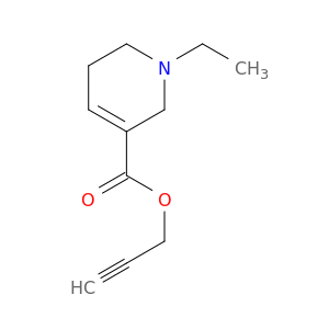 3-Pyridinecarboxylic acid, 1-ethyl-1,2,5,6-tetrahydro-, 2-propynyl ester