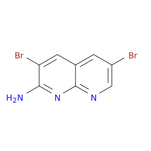 1,8-Naphthyridin-2-amine, 3,6-dibromo-