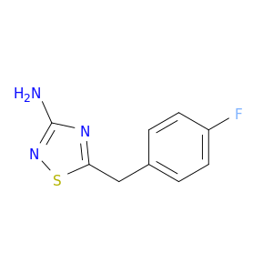 5-[(4-Fluorophenyl)methyl]-1,2,4-thiadiazol-3-amine
