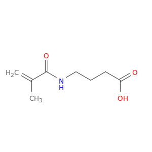 Butanoic acid, 4-[(2-methyl-1-oxo-2-propenyl)amino]-