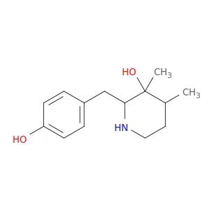 3-Piperidinol, 2-[(4-hydroxyphenyl)methyl]-3,4-dimethyl-