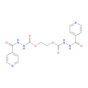 Isonicotinic acid,2-carboxyhydrazide ethylene ester (8CI)