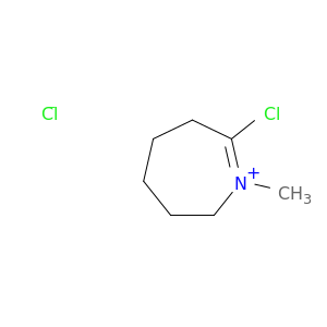 2H-Azepinium, 7-chloro-3,4,5,6-tetrahydro-1-methyl-, chloride