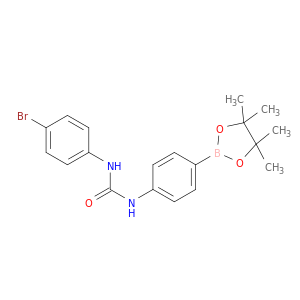 N-(4-溴苯基)-N'-[4-(4,4,5,5-四甲基-1,3,2-二氧杂硼杂环戊烷-2-基)苯基]脲