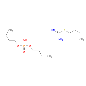 butyl carbamimidothioate- dibutyl hydrogen phosphate(1:1)