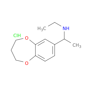 [1-(3,4-Dihydro-2H-1,5-benzodioxepin-7-yl)ethyl](ethyl)amine Hydrochloride