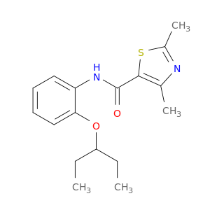5-Thiazolecarboxamide, N-[2-(1-ethylpropoxy)phenyl]-2,4-dimethyl-